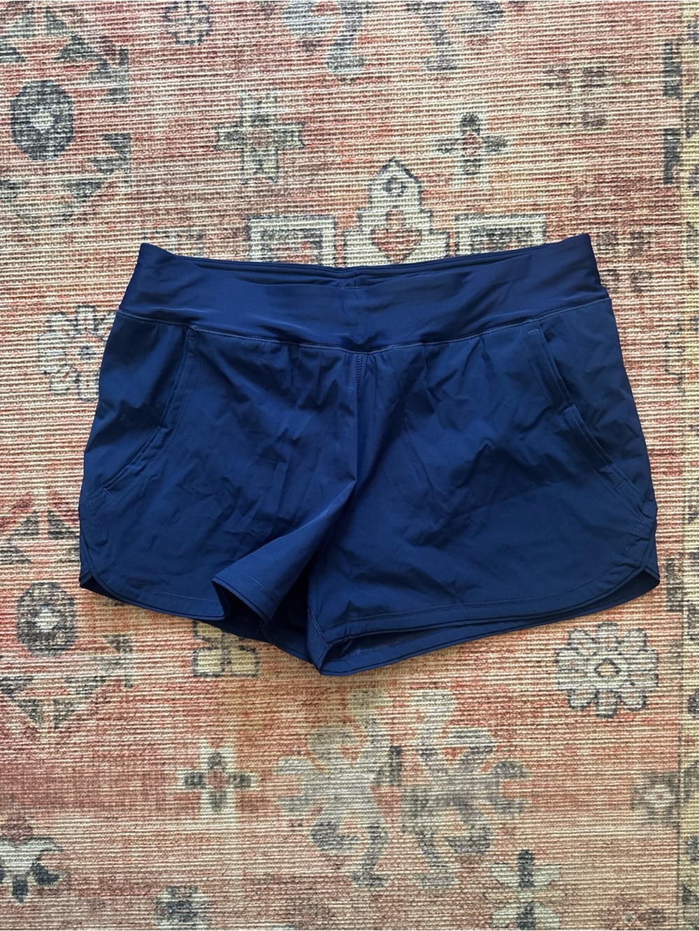 Lands' End SunShade UPF 50 3" Board Shorts with Panty